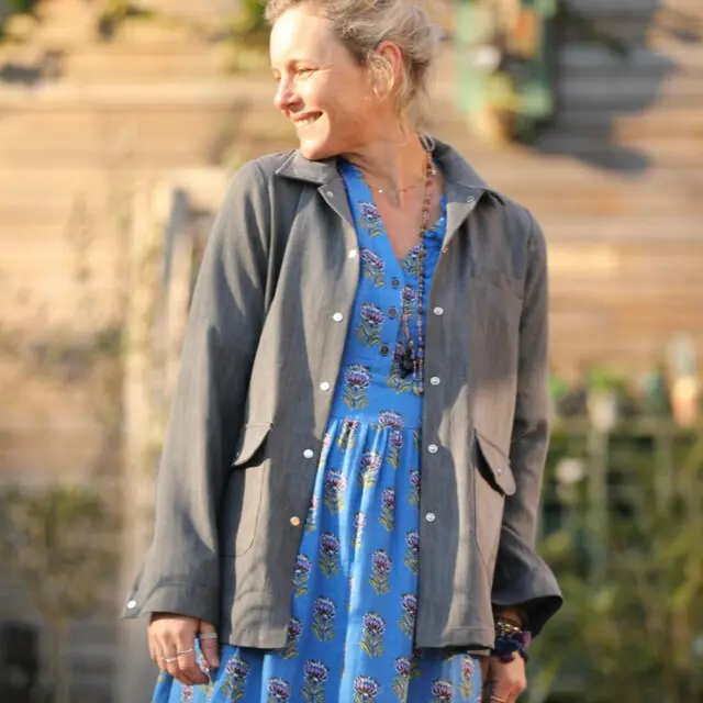 Quintessence - Veste Véga – jean gris