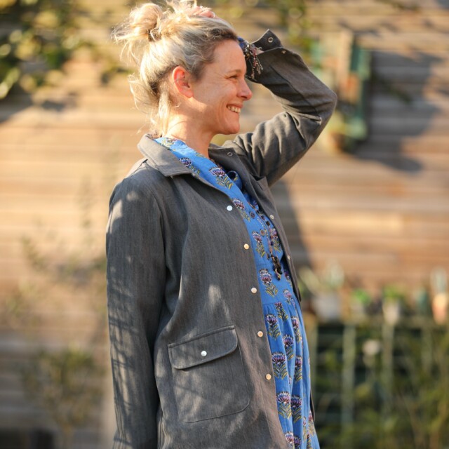 Quintessence - Veste Véga - jean gris