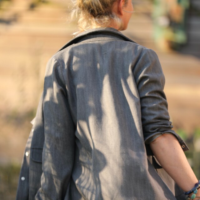 Quintessence - Veste Véga - jean gris