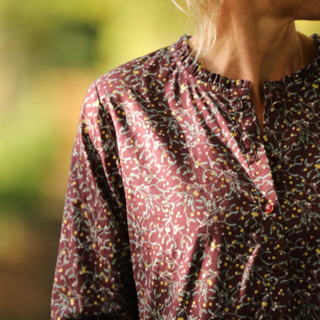 Quintessence - Robe Aurélia - coton Fleurs de Solstice