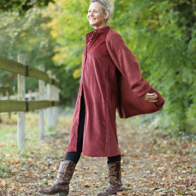 Quintessence - Gilet Prisca Terracotta