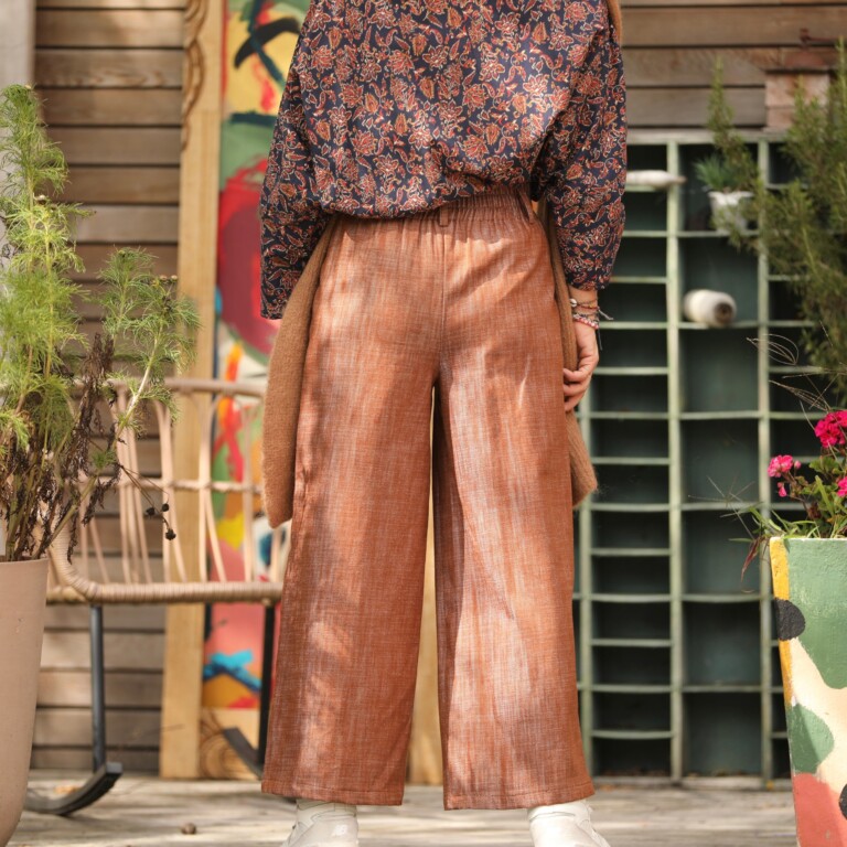 Meta SS25 - Pantalon Alex - Jean de coton chocolat – XXL