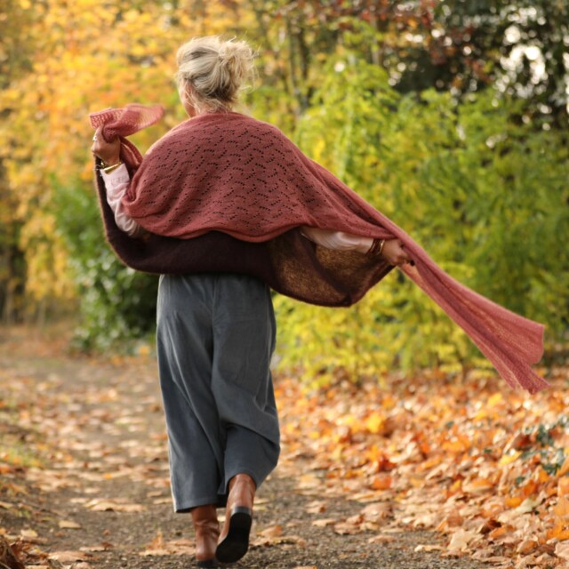 Quintessence - Jupe culotte Margot - velours côtelé gris bleuté