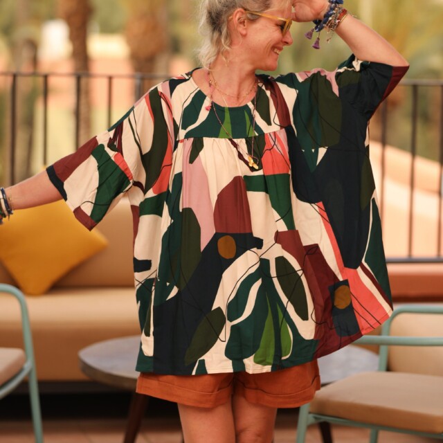 Quintessence - Blouse Léopoldine – Viscose Arty