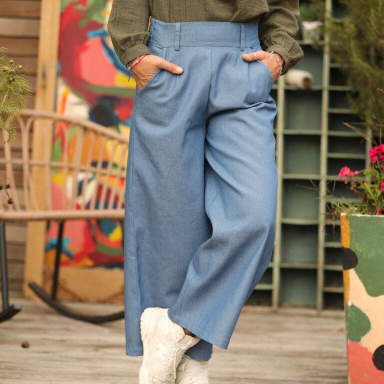 Meta SS25 - Pantalon Alex - Jean de coton bleu stone – XXL