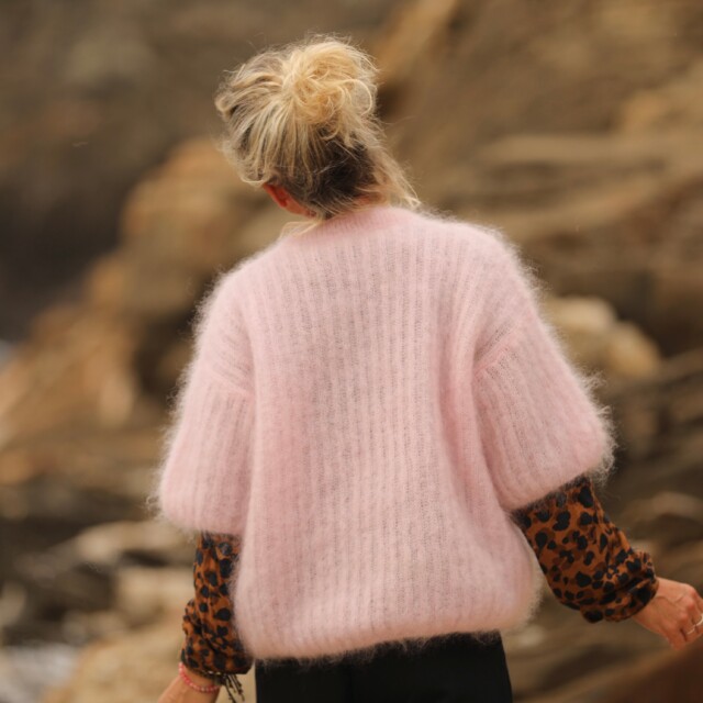 Quintessence - Pull  Coraline rose poudré