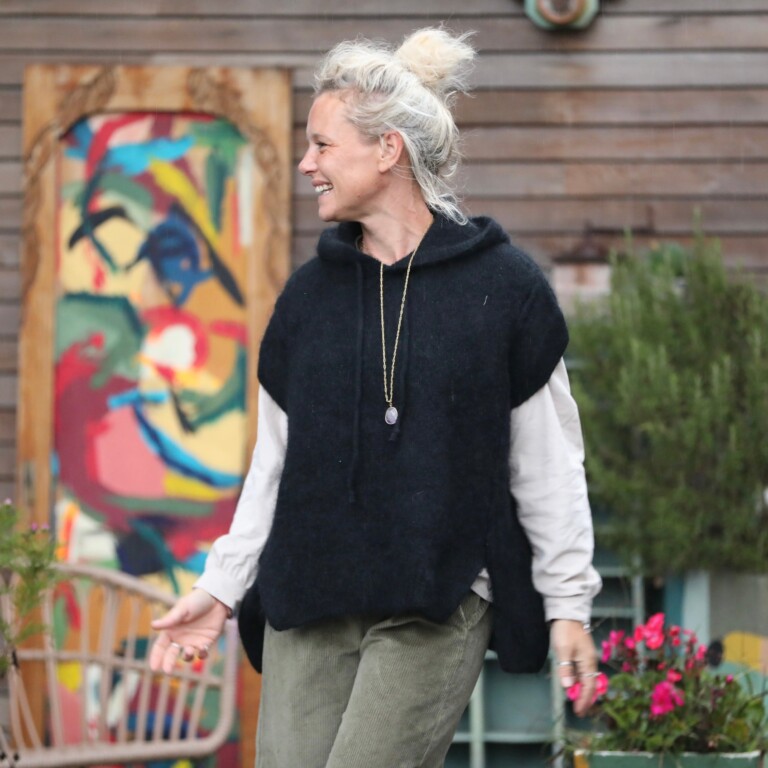 Quintessence - Pull capuche Calypso - Noir