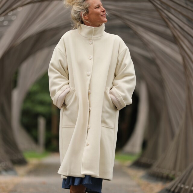 Quintessence - Manteau Arthur - Ivoire