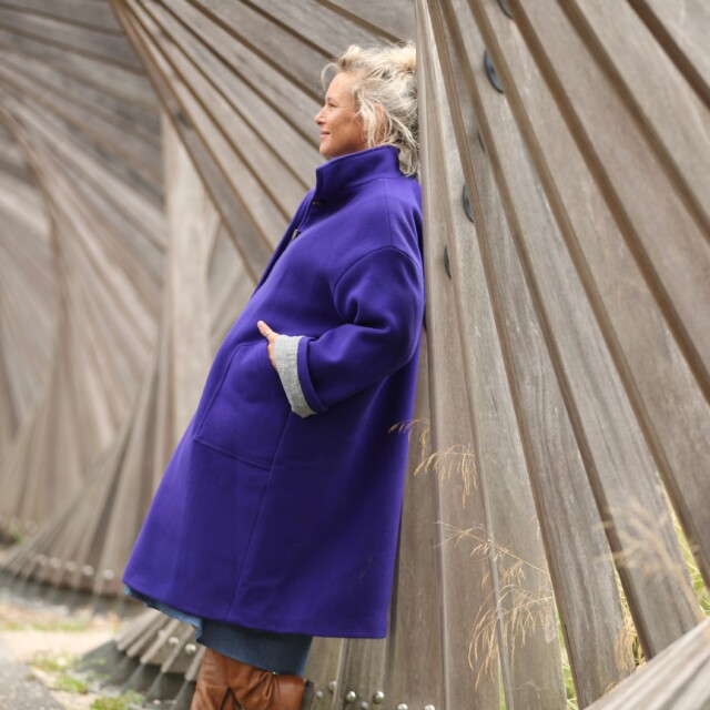 Quintessence - Manteau Arthur - Bleu majorelle