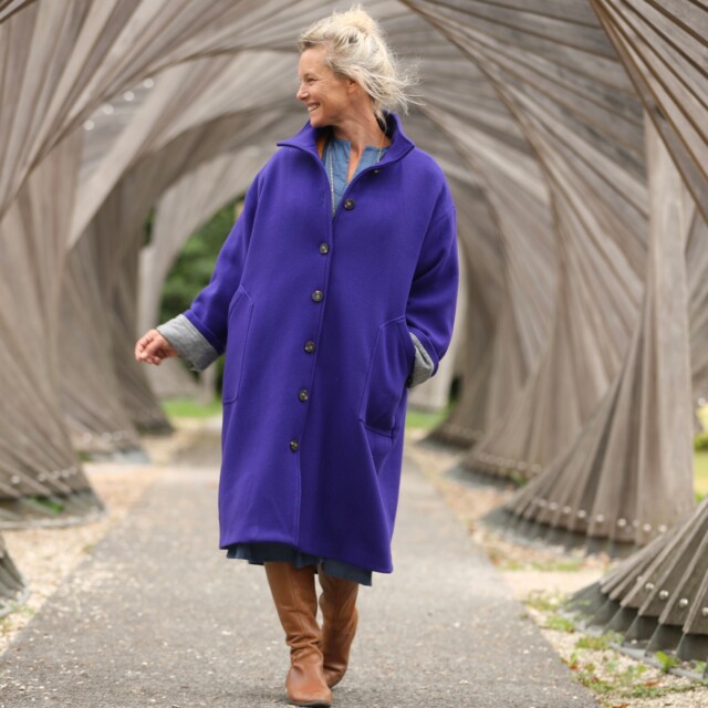 Quintessence - Manteau Arthur - Bleu majorelle