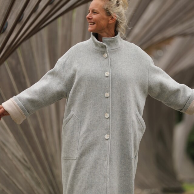 Quintessence - Manteau Arthur - Gris lumière