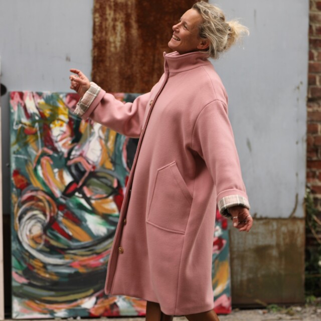 Quintessence - Manteau Arthur - Rose boisé