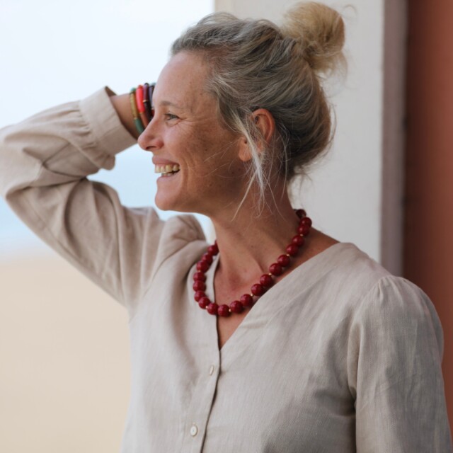 Quintessence - Collier Équinoxe – Rouge & Doré