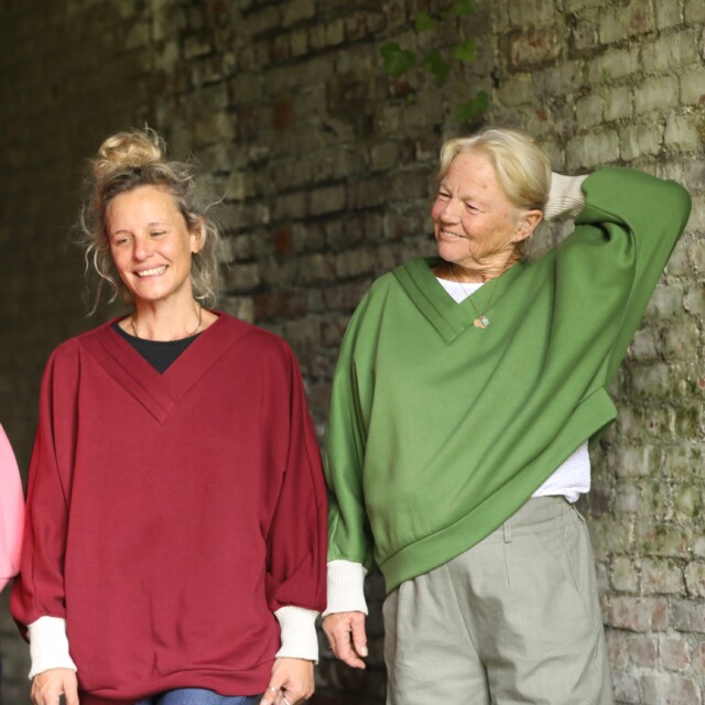 Quintessence - Sweat Ferdinand - cerise noire - version longue