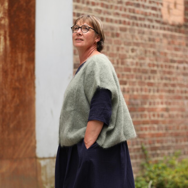 Quintessence - Gilet  Cassiopé - Rose fluo