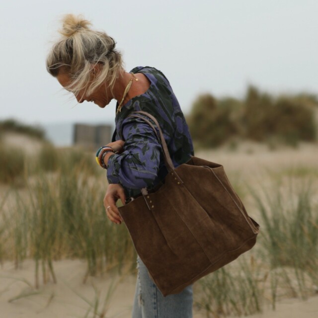 Quintessence - Sac Lisière – Cuir Camel