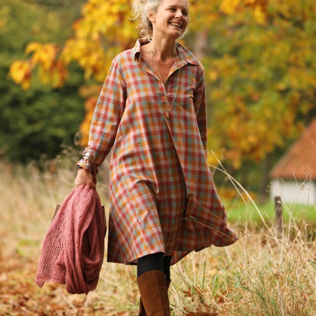 Quintessence - Robe Carole – tartan automnal
