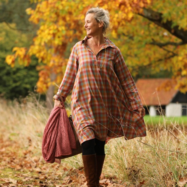 Quintessence - Robe Carole – tartan automnal