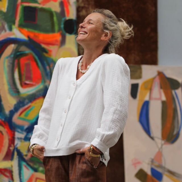 Quintessence - Blouse Léocadie – triple gaze de coton blanche