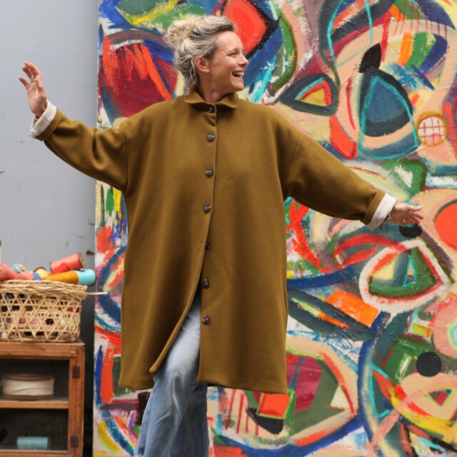 Quintessence - Manteau Taïma kiwi