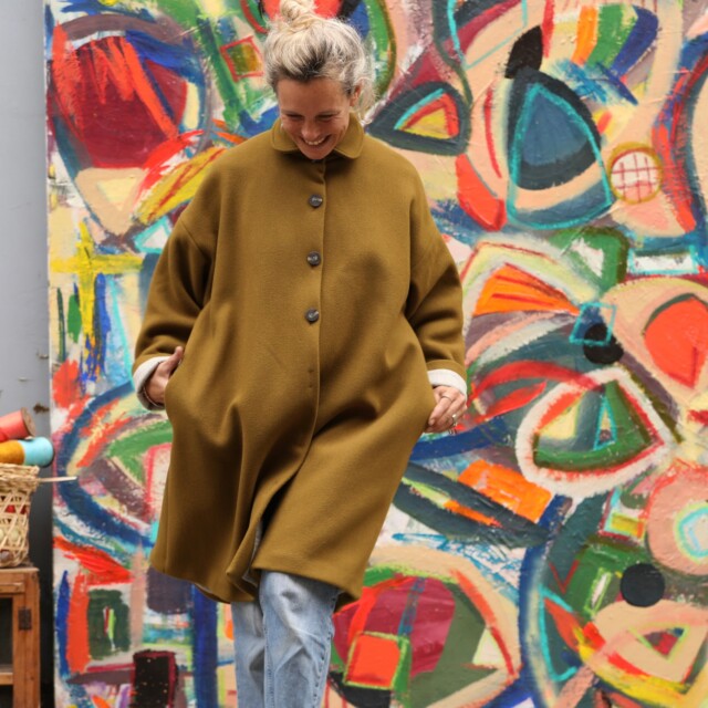 Quintessence - Manteau Taïma kiwi