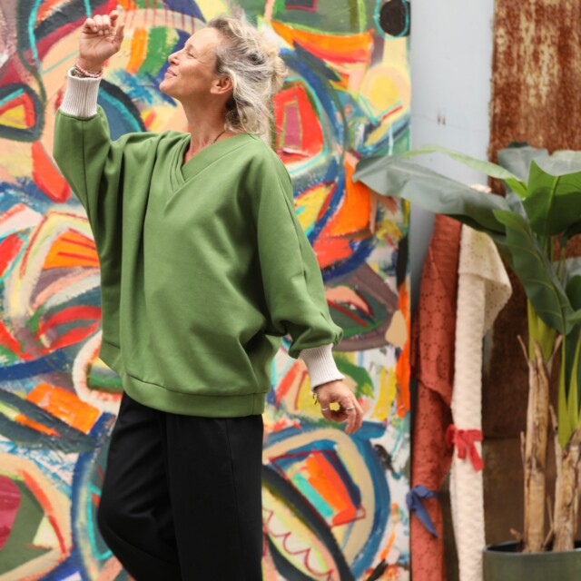 Quintessence - Sweat Ferdinand - vert pistache - version longue