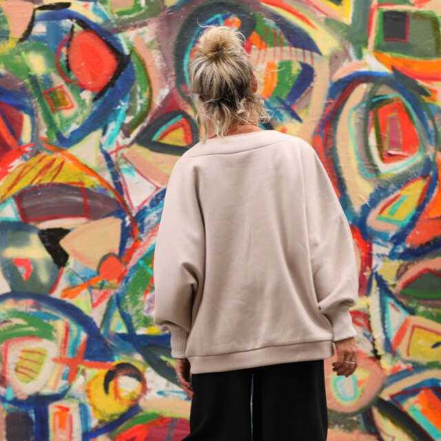 Quintessence - Sweat Ferdinand - ficelle - version longue