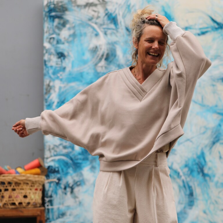 Quintessence - Sweat Ferdinand - ficelle - version courte