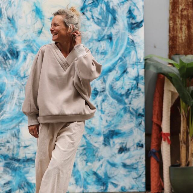 Quintessence - Sweat Ferdinand - ficelle - version courte