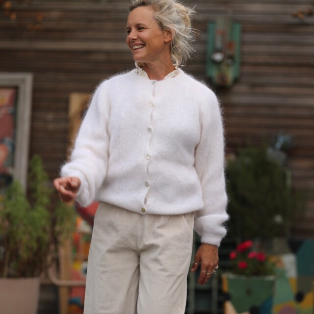 Quintessence - Gilet Sélène - Ivoire