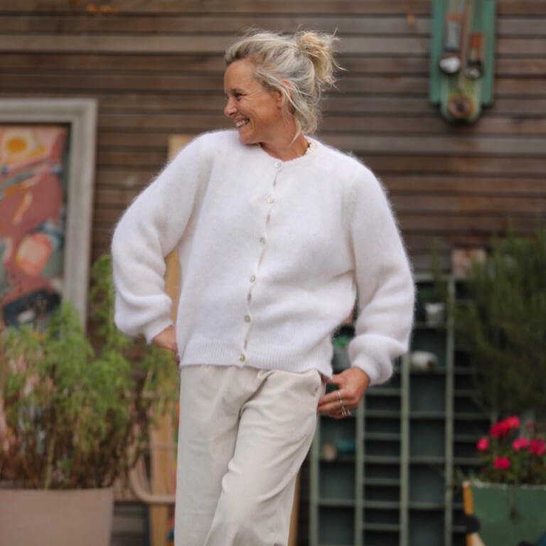 Quintessence - Gilet Sélène - Ivoire