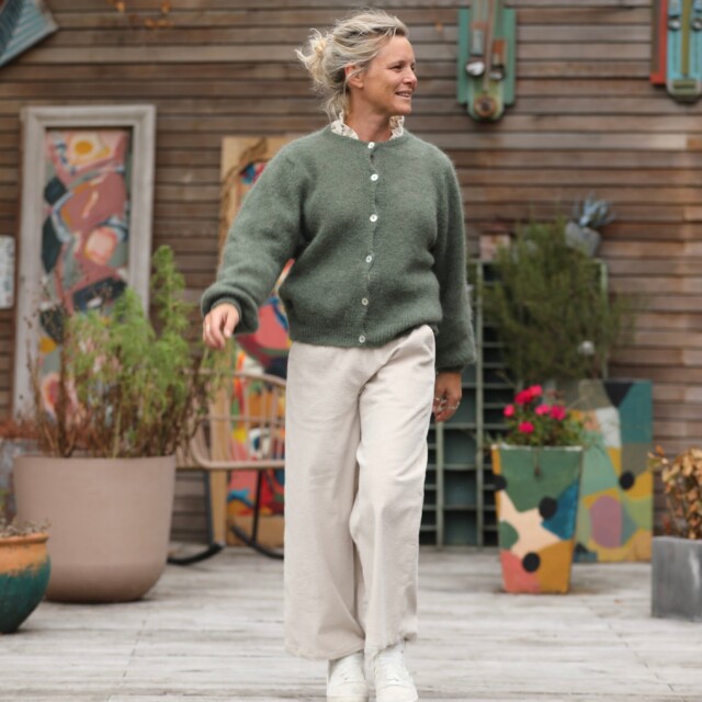 Quintessence - Gilet Sélène - Kaki