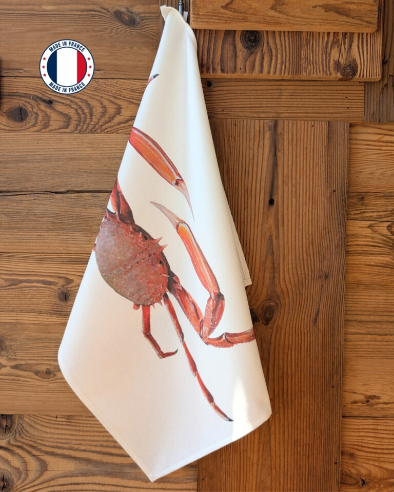 varek.illustrations - Torchon 100% coton : L'Araignée de Mer