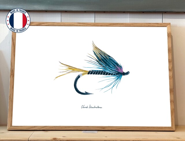 varek.illustrations - Affiche La Mouche