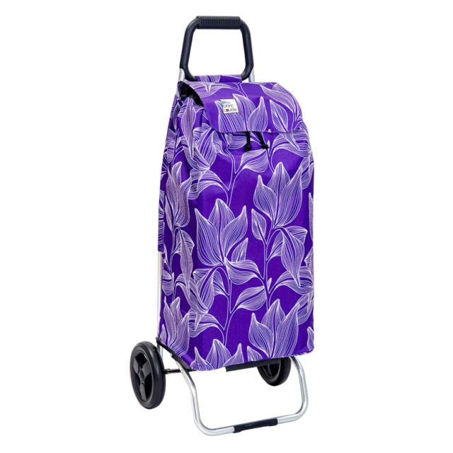 Mon Chariot de Courses - Chariot de courses pliable Carlux – Sac 55L imperméable – Purpleleaves