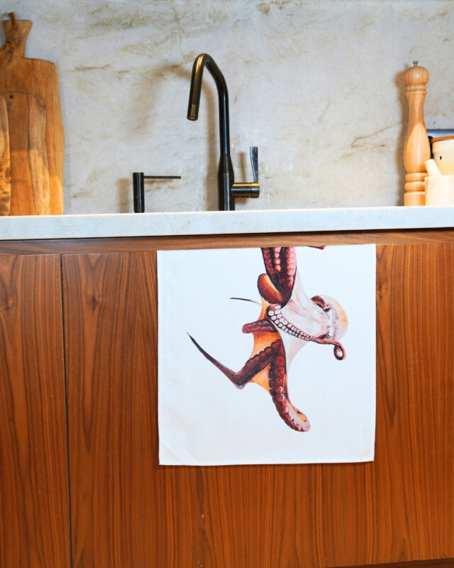 varek.illustrations - Torchon 100% coton : Le Poulpe