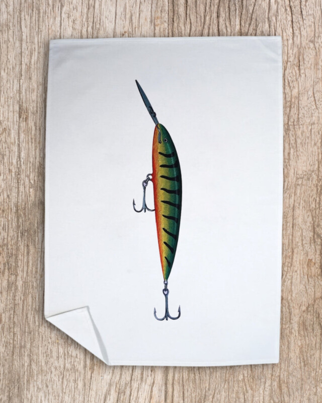 varek.illustrations - Torchon 100% coton : Le Leurre