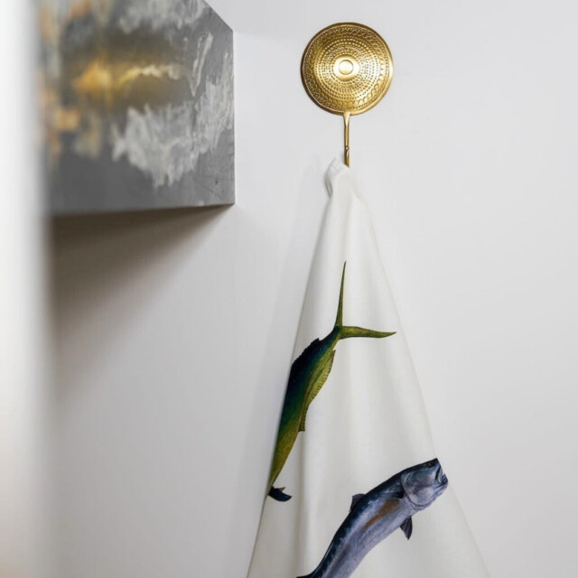 varek.illustrations - Torchon 100% coton : Les Poissons Exotiques