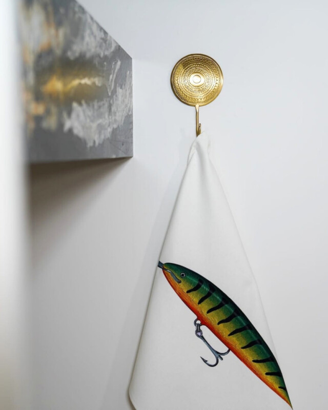 varek.illustrations - Torchon 100% coton : Le Leurre