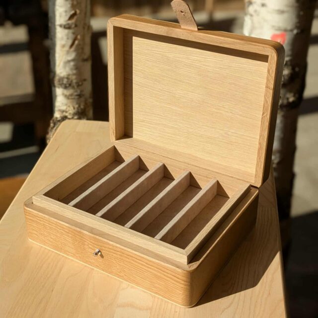 Manufacture Jacquemin - Coffret 10 couteaux en chêne - Grand modèle