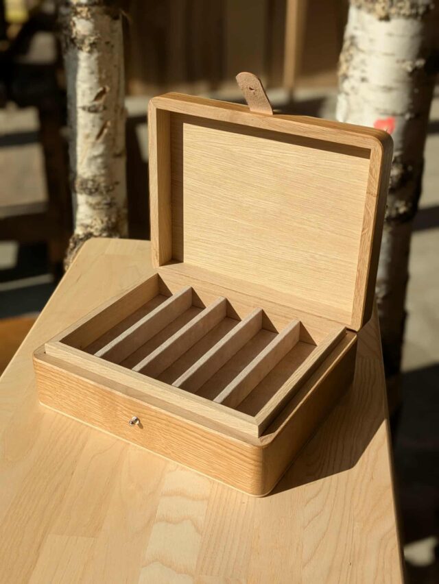 Manufacture Jacquemin - Coffret 10 couteaux en chêne - Grand modèle