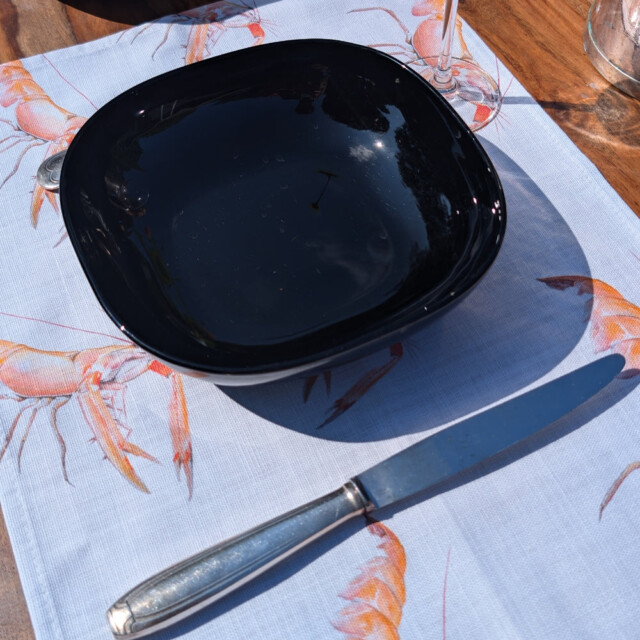 varek.illustrations - Pack de 4 sets de table : La Marée Rouge