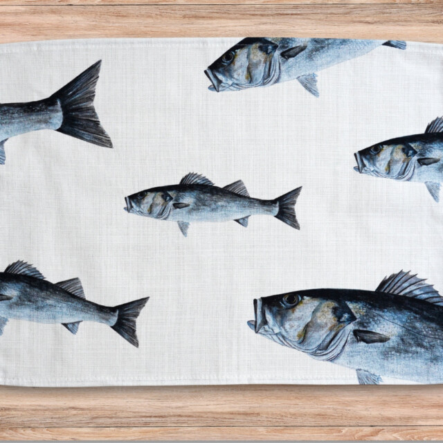 varek.illustrations - Set de table en coton enduit : Le Bar