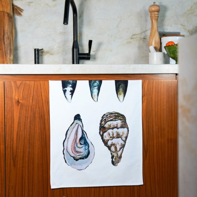 varek.illustrations - Torchon 100% coton : Les Coquillages