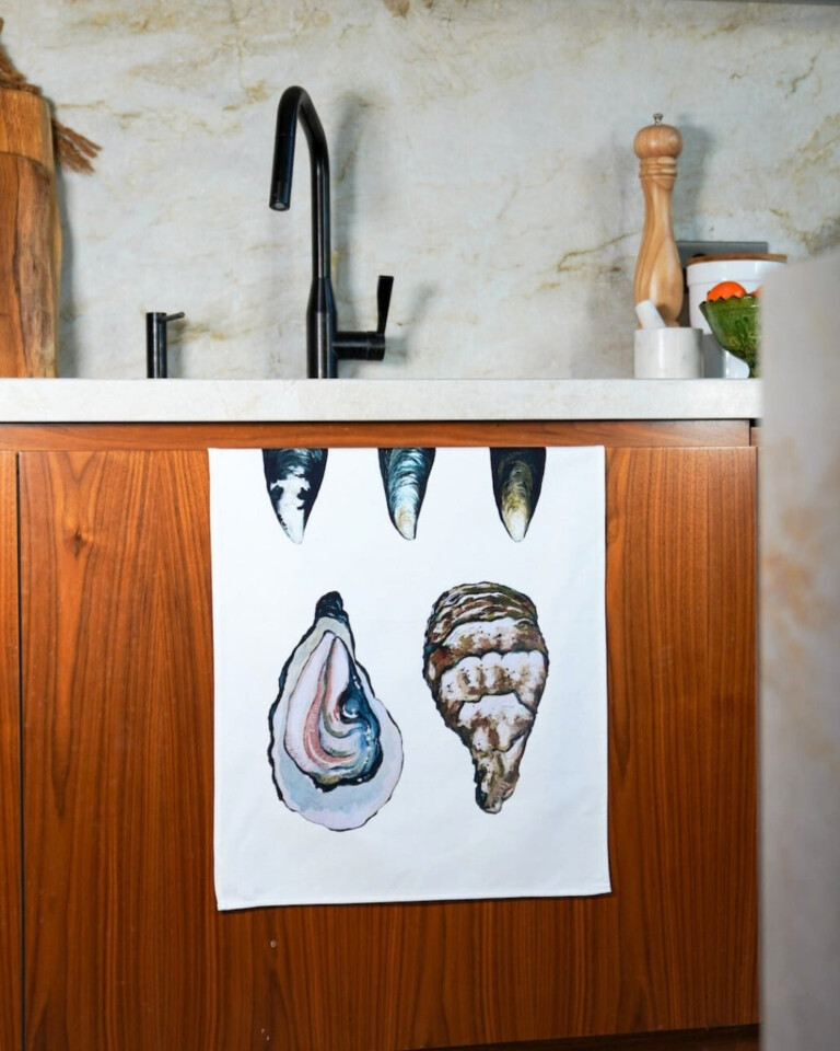 varek.illustrations - Torchon 100% coton : Les Coquillages