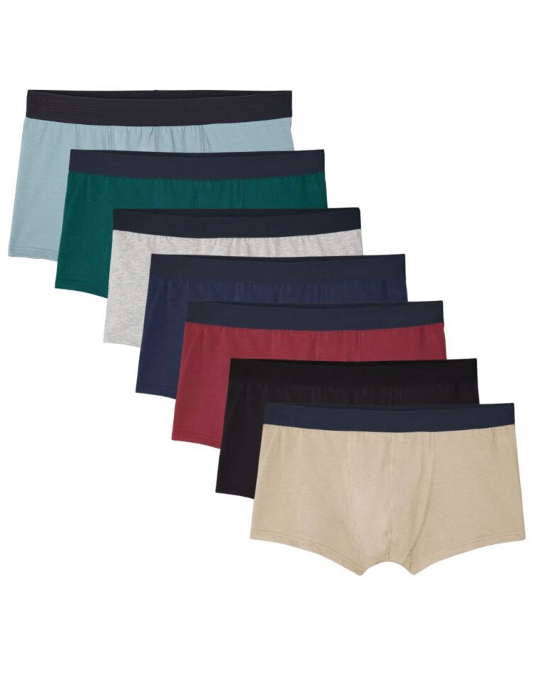 Lemahieu - 7x Boxers courts en Coton BIO - 7 couleurs - Multicouleur  - Homme