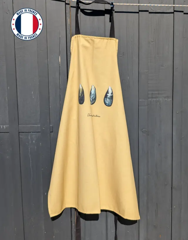 Varek Illustations - Tablier Curry 100% coton : Les Moules
