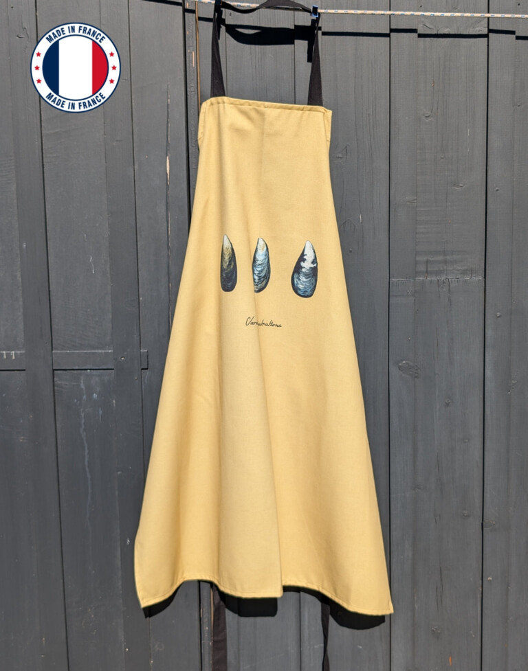 varek.illustrations - Tablier Curry 100% coton : Les Moules