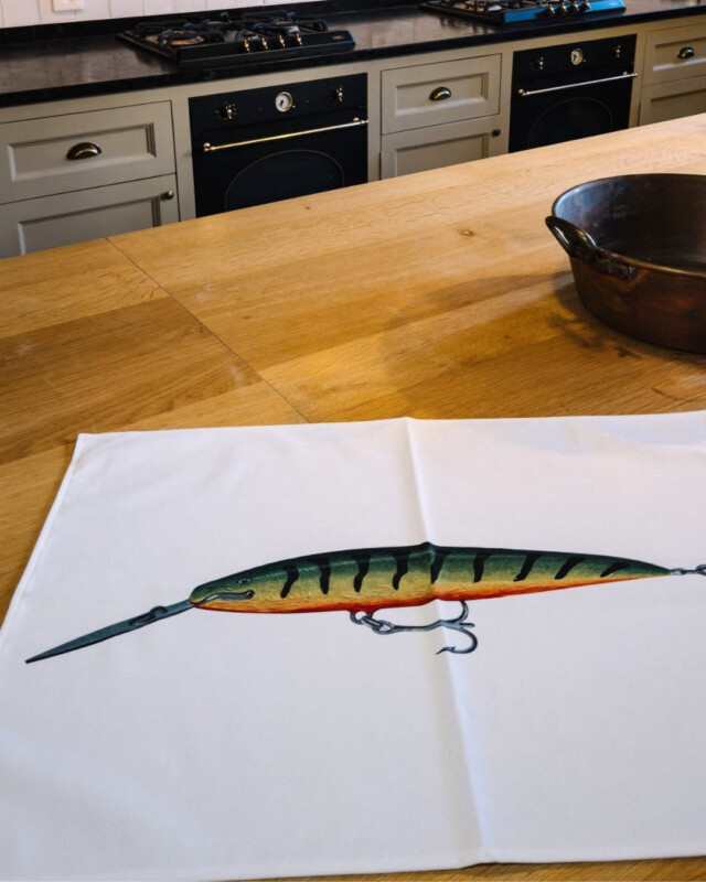 varek.illustrations - Torchon 100% coton : Le Leurre