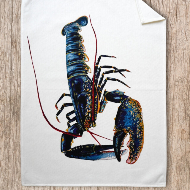 varek.illustrations - Torchon 100% coton : Le Homard